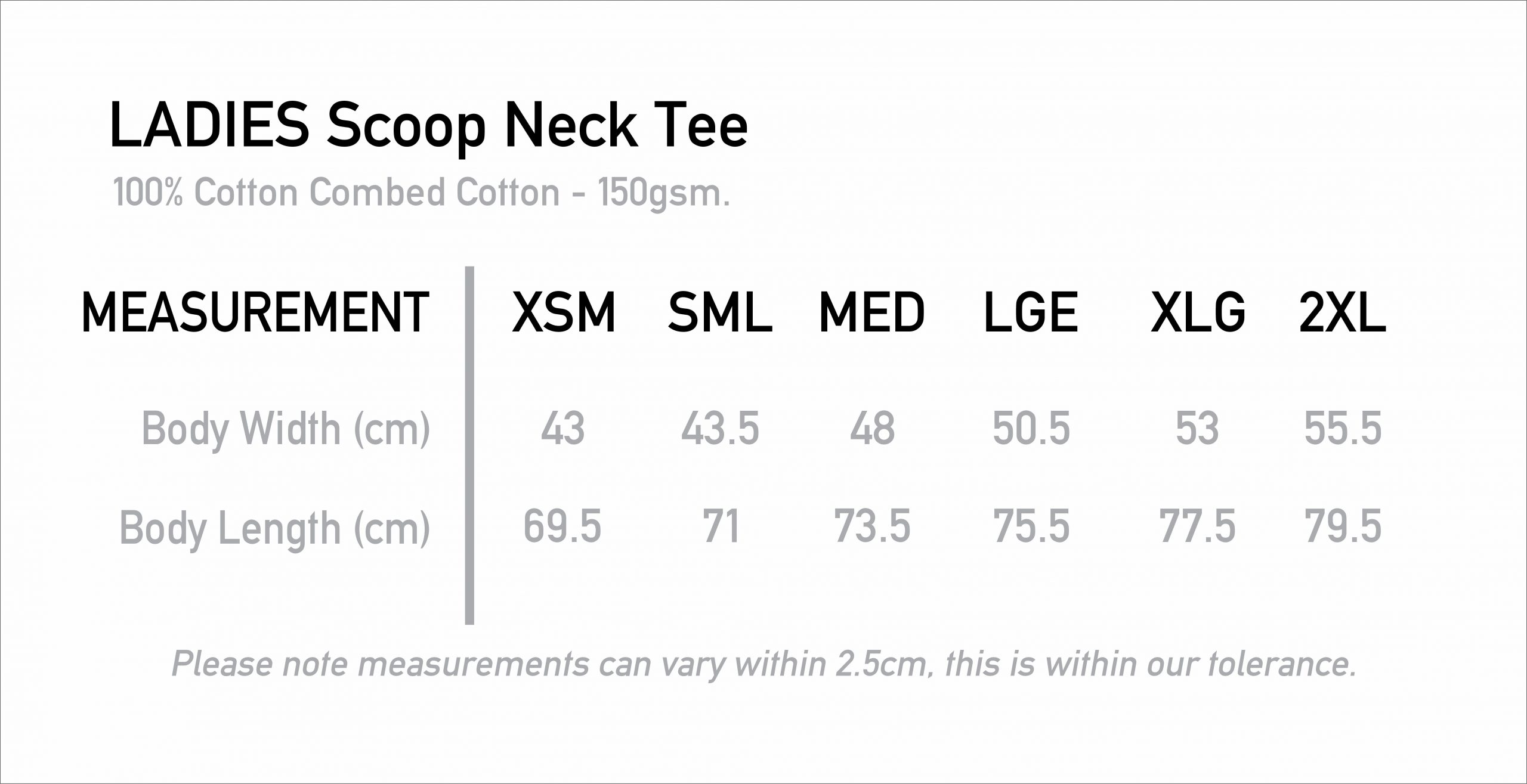 Ladies Scoop Neck Tee